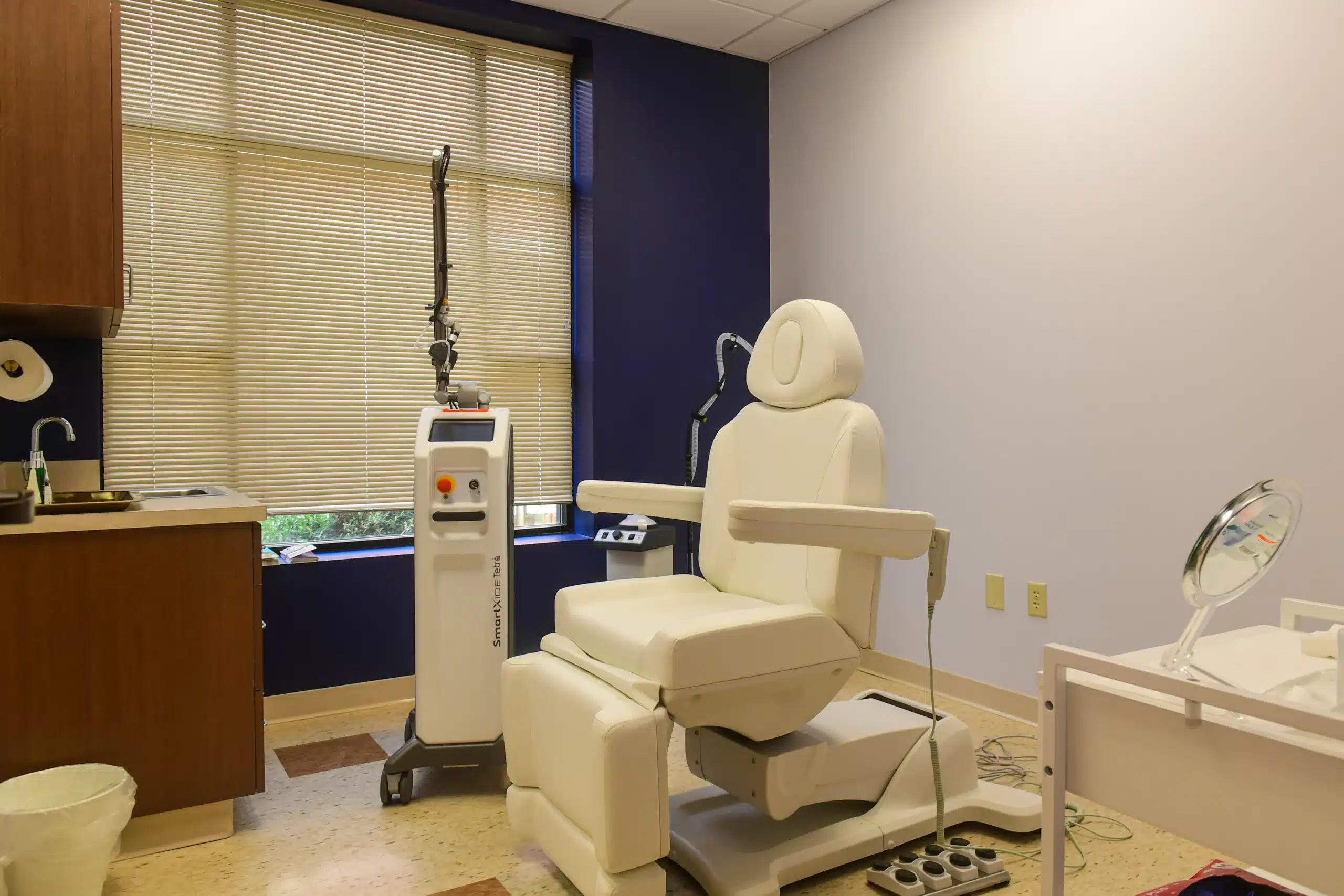 A treatment room at the original Serenity Med Spa location in Pooler